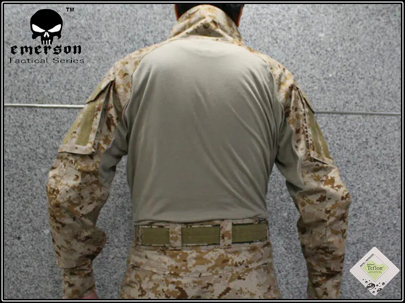 Emerson-camisa de combate táctica G3, camisa Emerson BDU aorsoft wargame, AOR1, EM8575 - imagen 4
