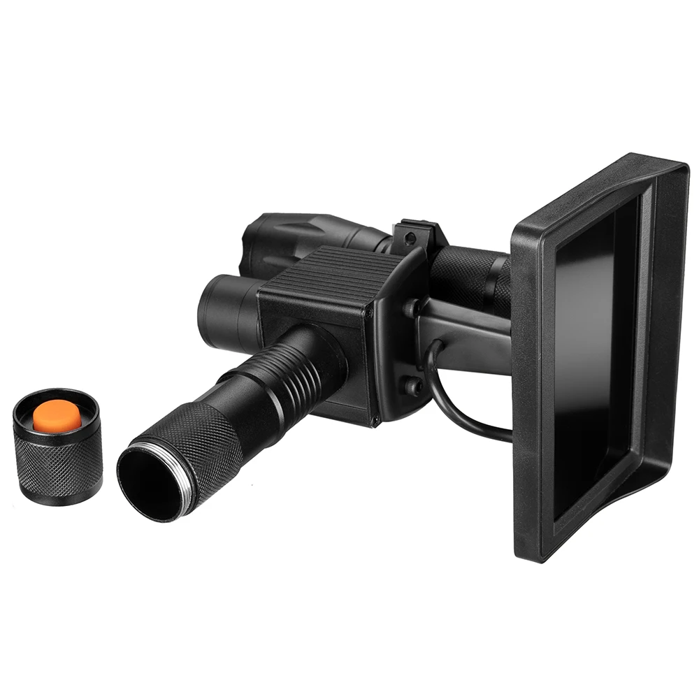 Cámaras de visión nocturna IR con LED infrarrojos de 850 nm, alcance para exteriores 0130, impermeables, LED de 4,3 pulgadas, cámaras trampa para vida silvestre - imagen 5