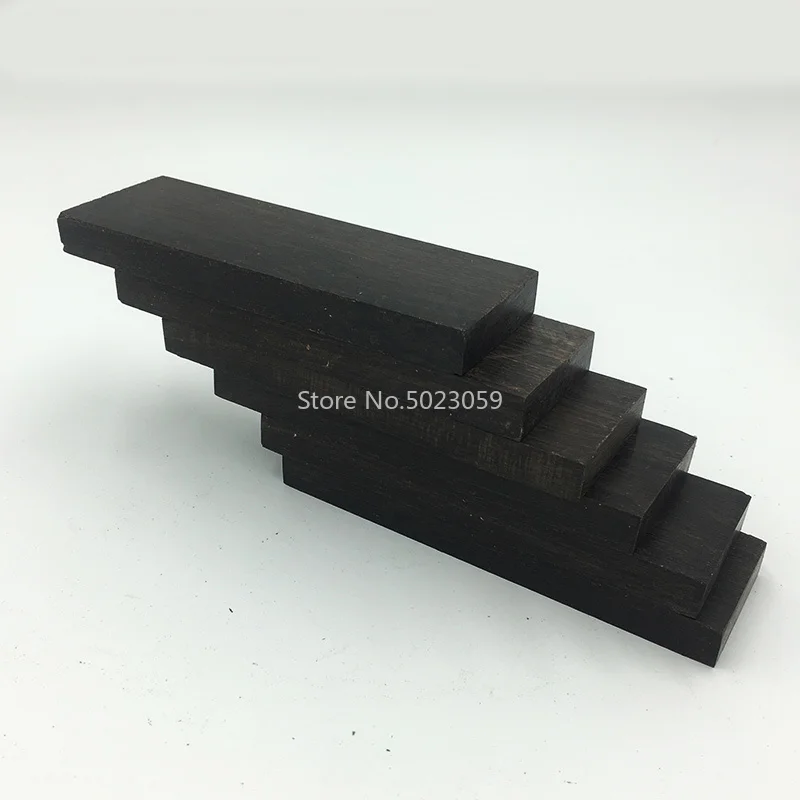 Madera Negra de ébano para manualidades, Material de fabricación de mango de cuchillo, varios tamaños, 1 unidad - imagen 2