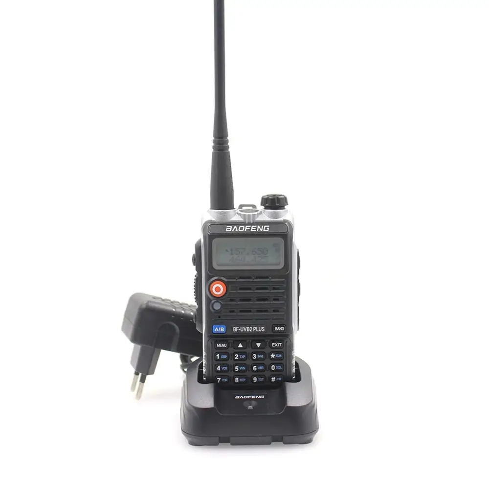 Baofeng-walkie-talkie UV-B2Plus de doble banda, Radio bidireccional, transceptor FM, 8W, 136-174MHz, 400-520mhz, 4800mah, UVB2 Plus - imagen 5