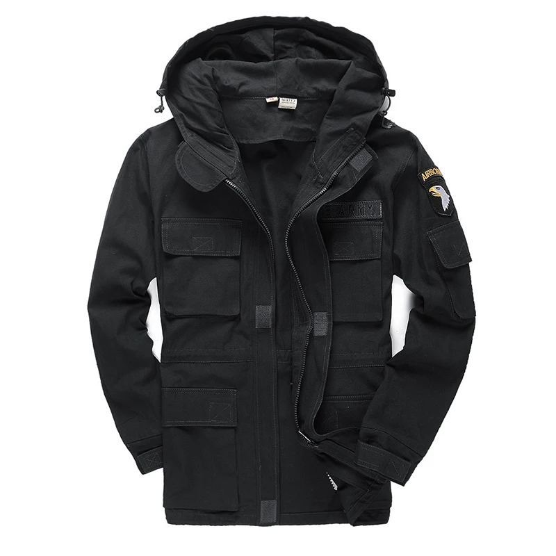 Chaqueta militar fina para hombre, abrigo cortavientos táctico de camuflaje transpirable, para deportes al aire libre, caza, escalada, senderismo, Primavera - imagen 4