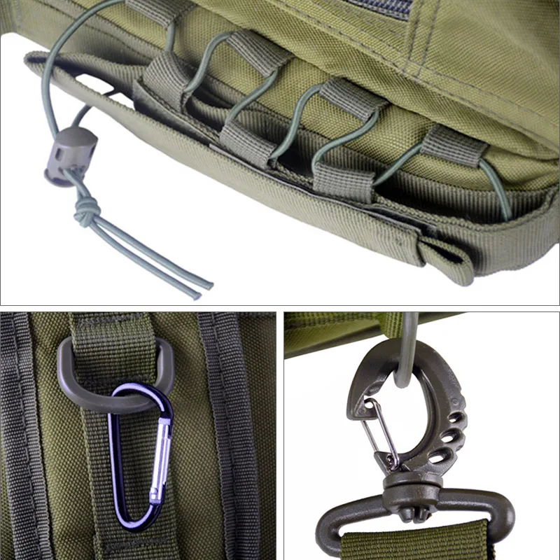 Mochila táctica militar para caza, bolsa de camuflaje de asalto, bolsa deportiva de nailon para acampar, caza, senderismo, portátil, XA748WA - imagen 5