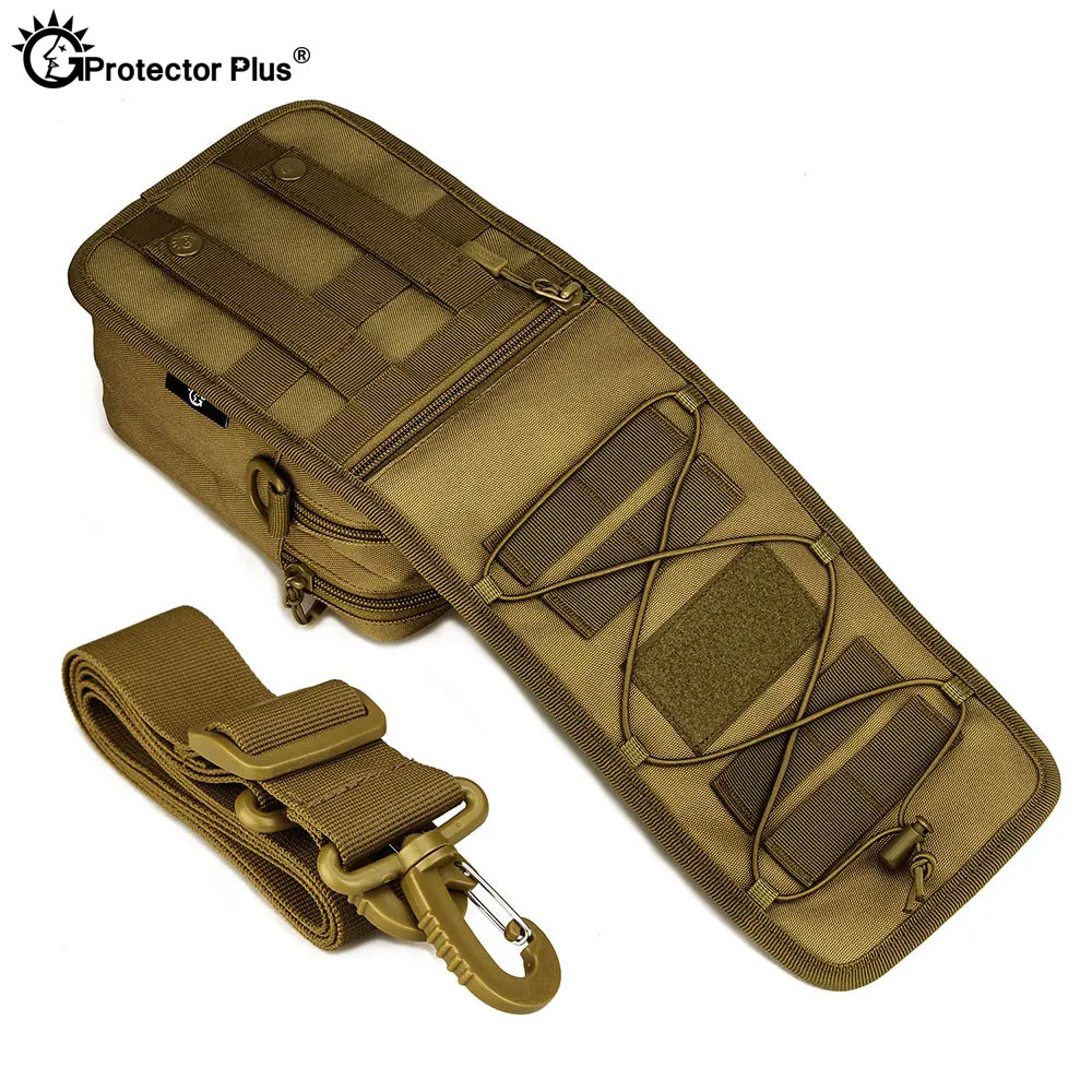 PROTECTOR PLUS bolso táctico, bandolera militar, bolsa Molle de un solo hombro, nailon, deporte al aire libre, pesca, Camping, bandolera - imagen 4