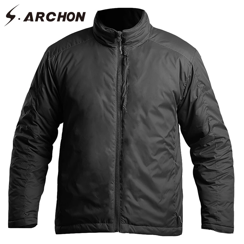 Chaquetas militares impermeables para hombre, abrigo térmico de invierno, reflectante de calor, a prueba de viento