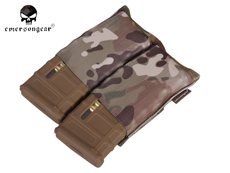 Emersongear-bolsa doble M4 Molle Airsoft Combat MAG, EM2387 - imagen 4