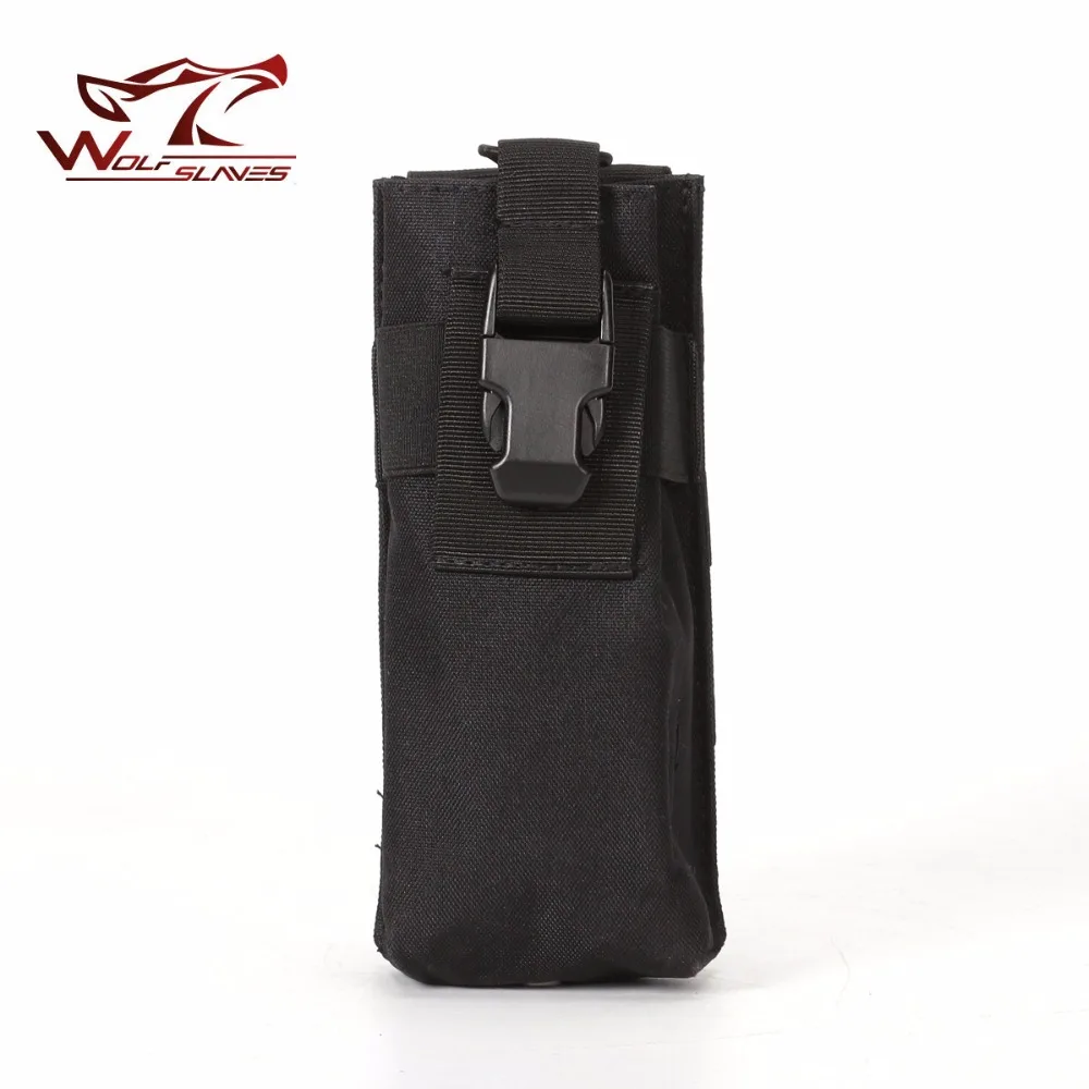 Bolsa de caza MOLLE ajustable, soporte de Radio, funda táctica para Walkie Talkie, parte superior abierta con hebilla, bolsa EDC M4 Mag - imagen 5