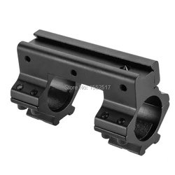 FIRE WOLF-pistola de aire de cola de milano de perfil bajo, 8cm, 11mm, anillos de 25,4mm con pasador de parada, riel de 13mm para montaje de alcance de Rifle de buena calidad