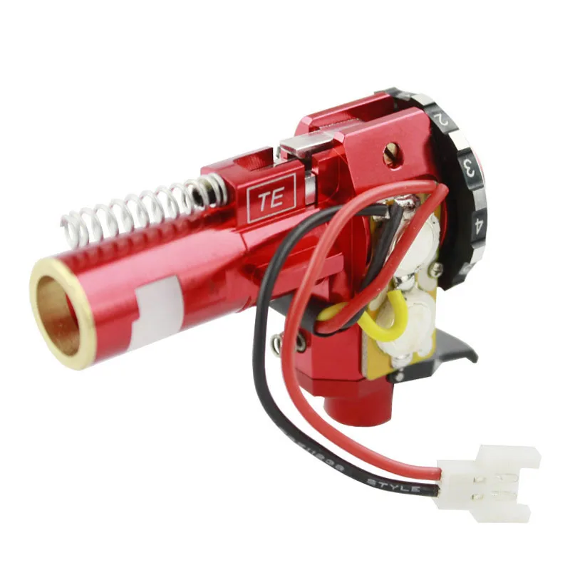 VULPO CNC aleación de aluminio Hop Up Chamber con LED para Airsoft AEG M4 M16 accesorios de caza - imagen 5