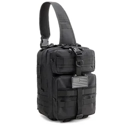 Mochila militar de asalto táctico, bolsa impermeable Molle del ejército para senderismo, Camping y caza al aire libre, 20l