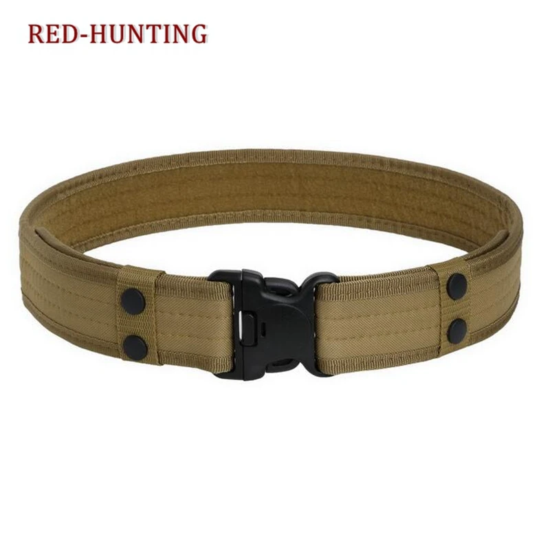 Cinturón táctico ajustable para hombre, accesorio de 2 pulgadas para exteriores, senderismo, escalada, soporte de carga, útil, cinturón de policía - imagen 4