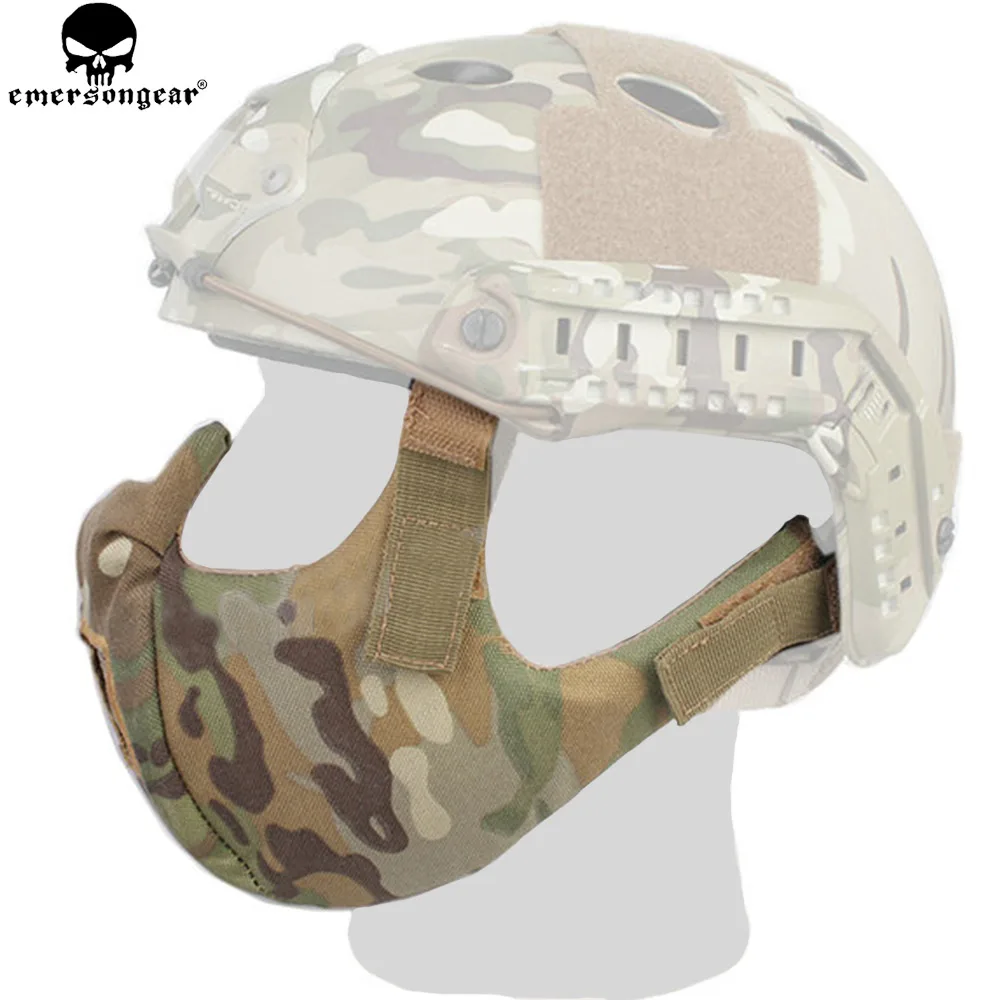 EMERSONGEAR-mascarilla protectora táctica de media cara, juego de guerra, Airsoft, Paitball, máscara de plástico, media cara táctica, BD6641 - imagen 2