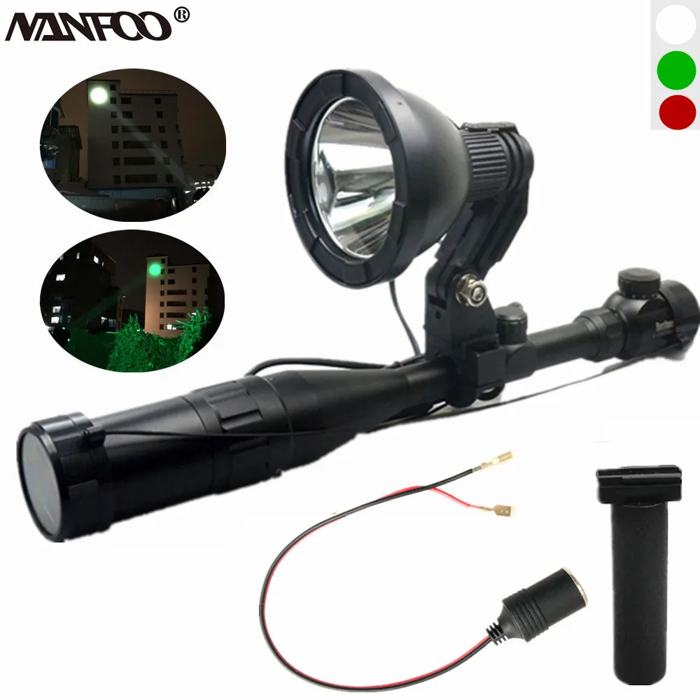 Foco LED ultra compacto montado en el alcance, 5 ", CREE XML2 T6, foco LED montado en Rifle, 1200LM, 10W, lámpara LED de caza ligera - imagen 2