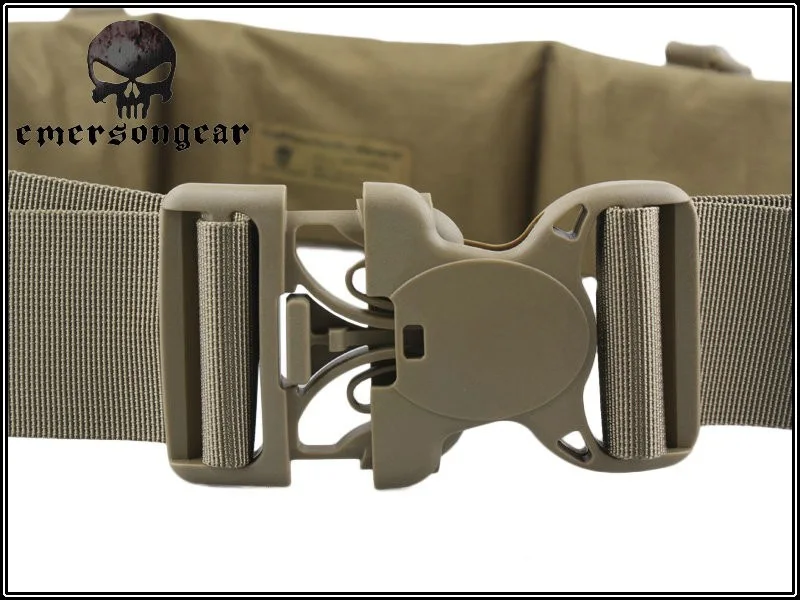 EMERSON MOLLE-Cinturón de lona acolchado para hombre, cinturón con Airsoft Painball, EM5606, Kakhi CB - imagen 2