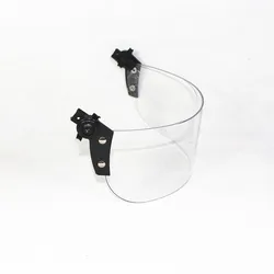 Máscara táctica para casco CS con lente parabrisas transparente