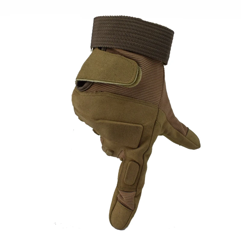 Guantes tácticos protectores de dedo completo/sin dedos para hombres, guantes de combate al aire libre, equitación, senderismo, Fitness - imagen 4