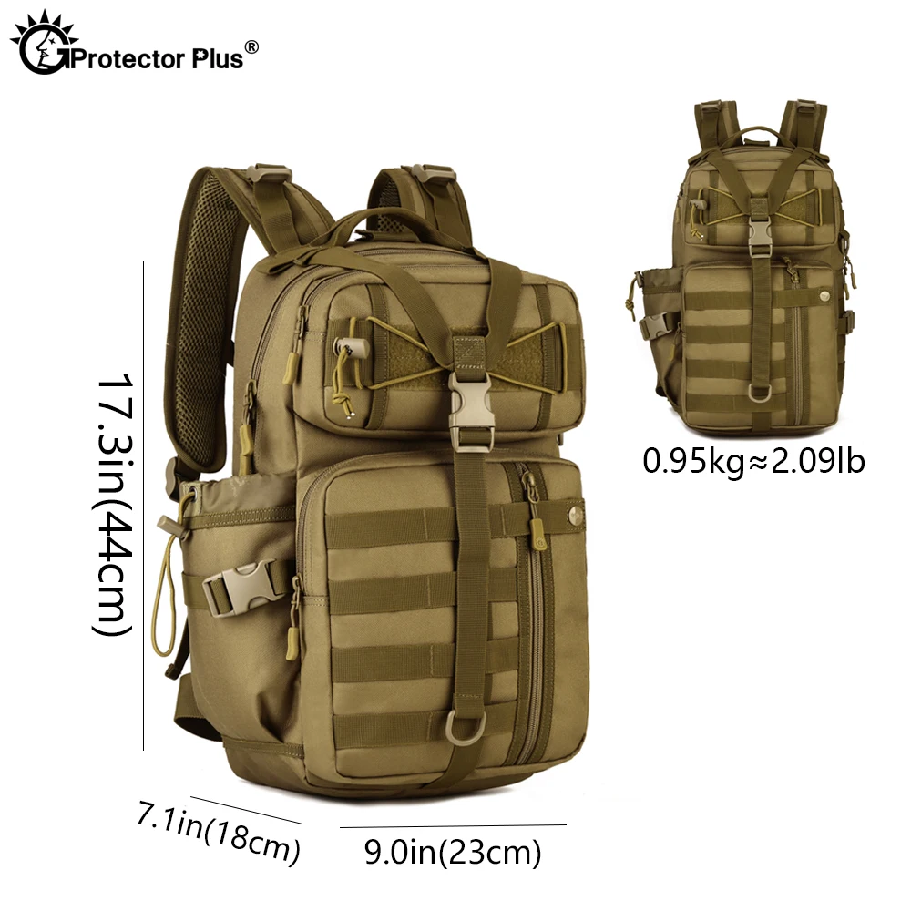 PROTECTOR PLUS 30L mochila táctica Molle bolsa impermeable bolsas de escalada Airsoft caza viajes al aire libre nailon de alta calidad - imagen 2