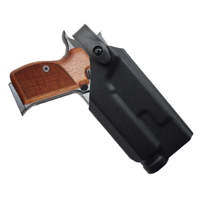 Pistola de mano derecha Colt 1911, funda para pistola con linterna, funda para pistola de tiro de caza al aire libre, funda para cinturón para pistola Airsoft - imagen 4