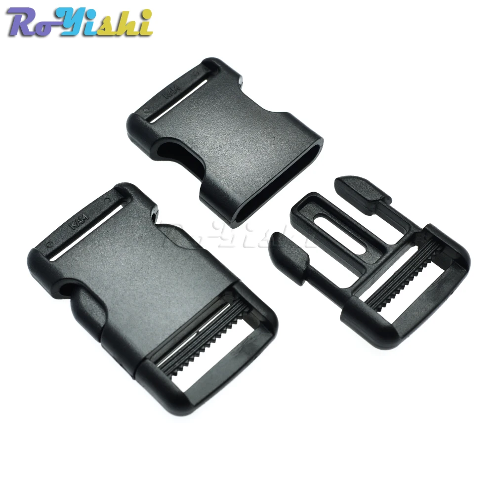Hebilla Circular ajustable única de plástico para correas de mochila táctica, correas de 20mm, 25mm, 30mm, 37mm - imagen 5