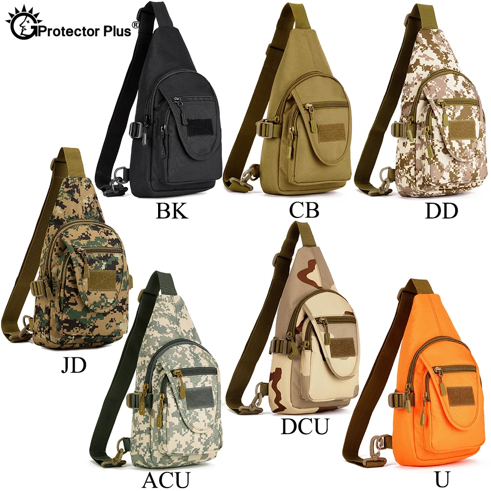 PROTECTOR PLUS Unisex, de nailon duradero para el pecho pequeño bolso de hombro, para viajes al aire libre, ocio, camuflaje, gran oferta - imagen 3