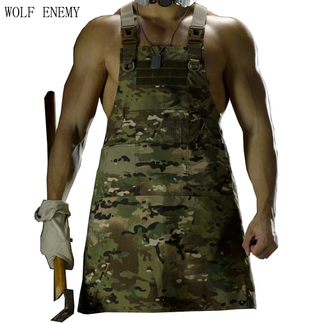 Delantal de camuflaje para mujer, delantal de trabajo de Highlander, Krypteck, novedad