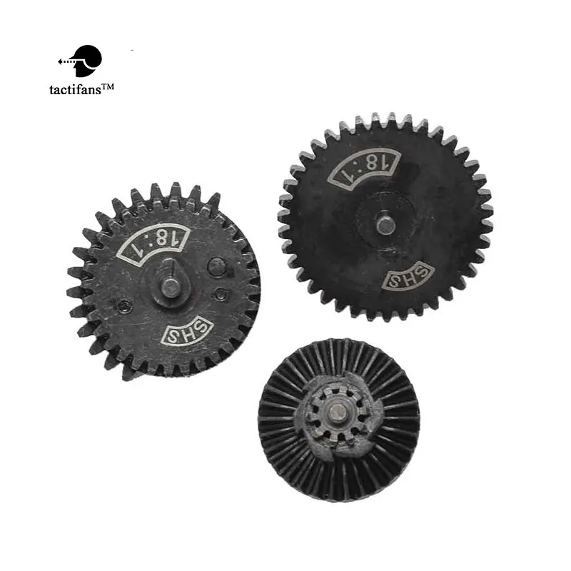 TACTIFANS SHS MA 13:1 16:1 18:1 32:1 100:200 100:300 Juego de engranajes de alta velocidad para Ver.2 / 3 AEG/EBB Airsoft Clip de sector de retardo de caja de cambios - imagen 4