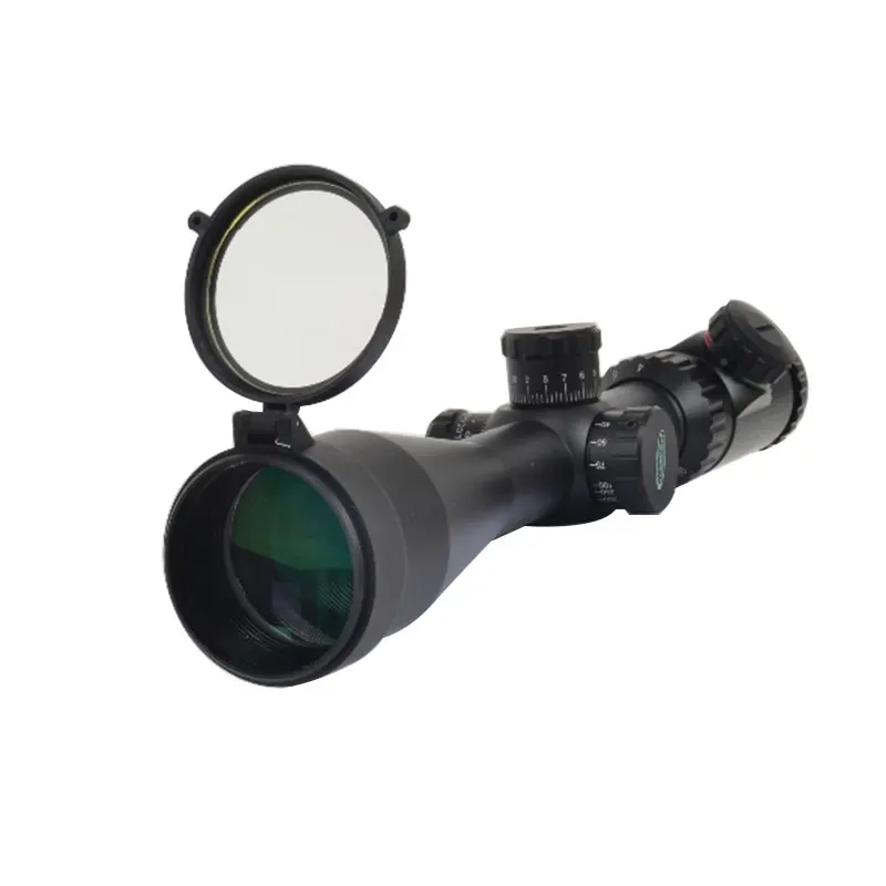 Mira telescópica táctica, cubierta de lente abatible hacia arriba, protección de calibre de resorte rápido, accesorios de Paintball para caza y tiro - imagen 3