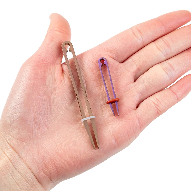 Pinzas de aleación de titanio EDC Mini Gadget TC4, pinzas pequeñas para exteriores, nuevas - imagen 5