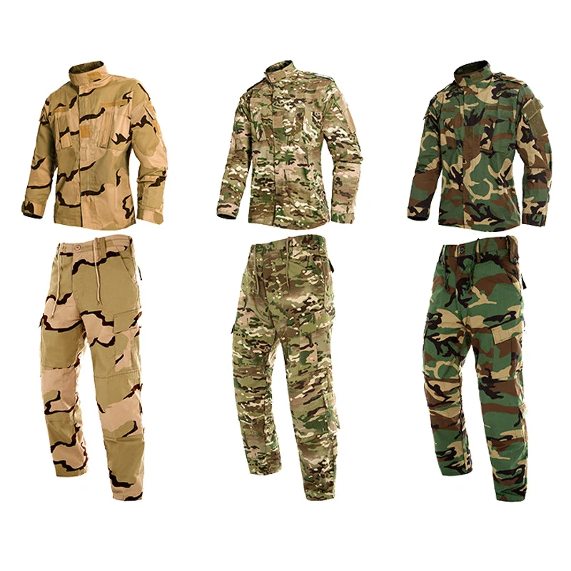 Traje de camuflaje uniforme negro para hombre Tatico camuflaje táctico Airsoft equipo de Paintball ropa - imagen 5