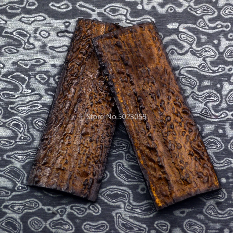 Material de resina POM antideslizante para MANGO de cuchillo DIY, agarre de cortador, Material de fabricación, parche de mango de cuchillo, 2 piezas - imagen 2