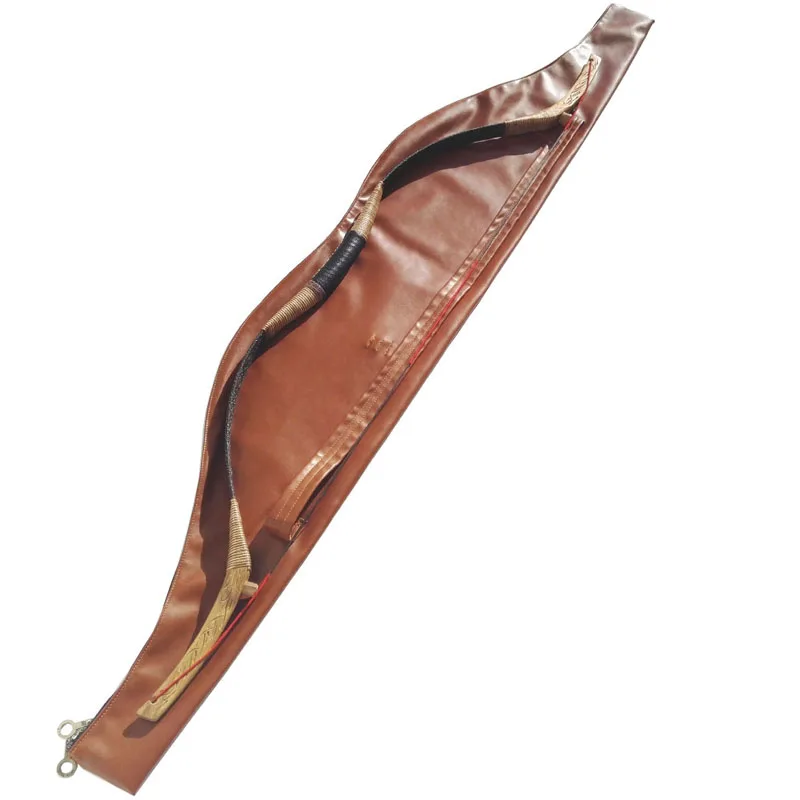 Bolsa de arco recurvo enrollado, bolsa de cuero de 2 colores, 1 unidad - imagen 3
