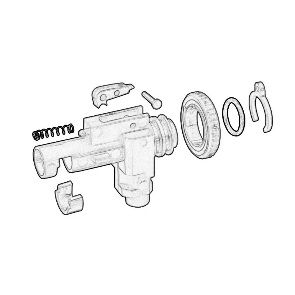 Tactifans-cámara giratoria de polímero M4 para Rifle AEG, accesorio de caza de la serie M4, M16, Marui, Dboys, JG, M4, AEG - imagen 3