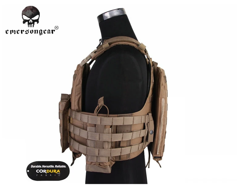 Emersongear NCPC chaleco táctico arnés cuerpo armadura placa portador MOLLE Airsoft caza combate protector equipo Nylon EM7435 - imagen 3