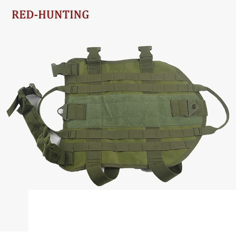 Chaleco MOLLE de entrenamiento para perros K9, chaleco táctico de caza, arnés de combate, duradero, nuevo - imagen 3