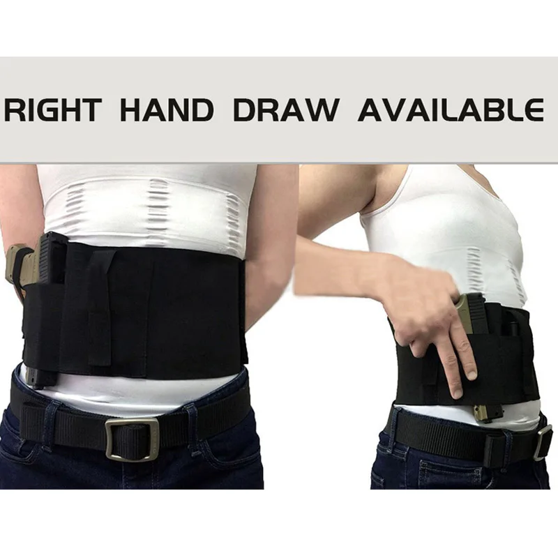 VULPO-funda táctica para pistola, banda elástica para el vientre, mano izquierda y derecha, ajustable - imagen 5