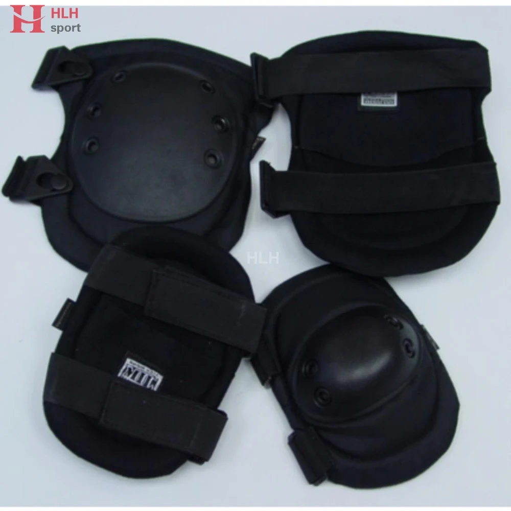 Rodilleras y coderas de combate táctico, almohadilla protectora deportiva, ajustable, edición mejorada, EVA, el mejor grado - imagen 4