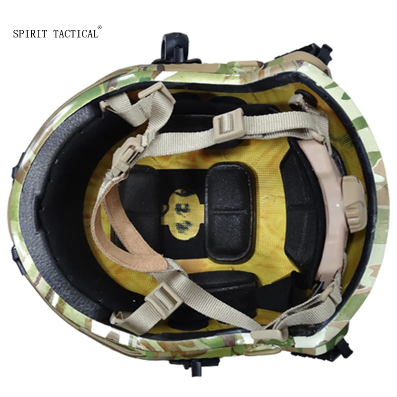 Casco de aramida táctico de corte alto balístico, a prueba de balas, seguridad, nivel NIJ IIIA, ejército militar - imagen 4