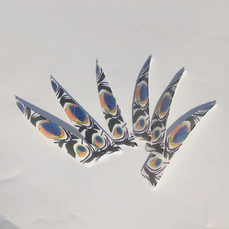 Arquería, flecha, pluma, escudo, pluma de pavo real, arco, accesorios, caza, 20 Uds. - imagen 4