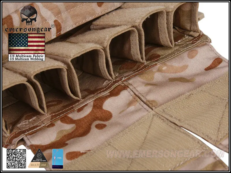 Paquete de portador de paquete de bolsa de chaleco táctico por Zip Panel AVS JPC2.0 CPC Multicam Arid EM9286A - imagen 5