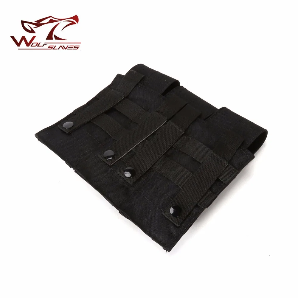 Bolsa táctica MOLLE Triple M4 para revistas, paquete de gaine de camuflaje, Clip táctico Airsoft, bolsa de caza de camuflaje Mag para bosque, Flyye - imagen 4