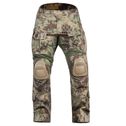 Pantalones tácticos Kryptek combate con rodilleras desmontables G3
