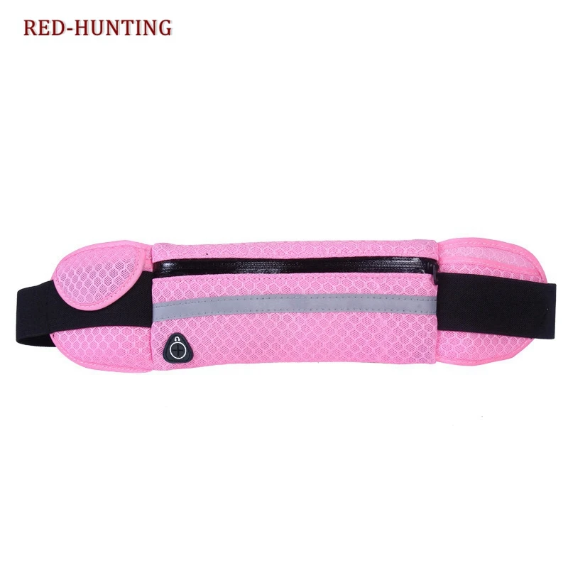 Riñonera impermeable para correr Unisex, bolsa de gimnasio elástica portátil para correr, viajar, acampar, soporte para teléfono móvil, bolsa de cintura - imagen 4