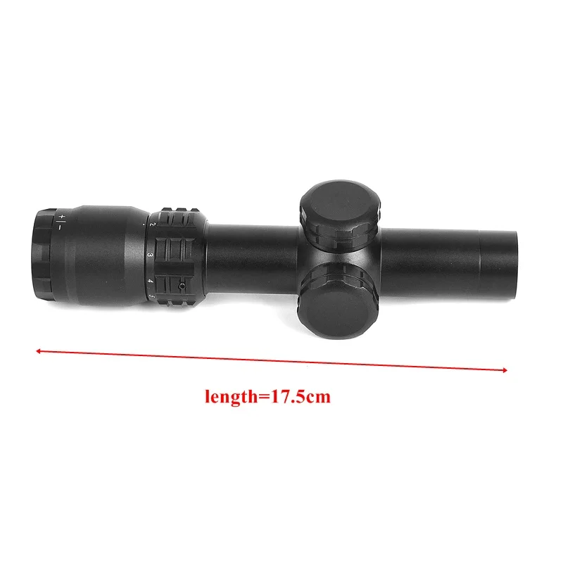 Mira telescópica para rifle con retícula Mil, caza y airsoft táctico - imagen 4