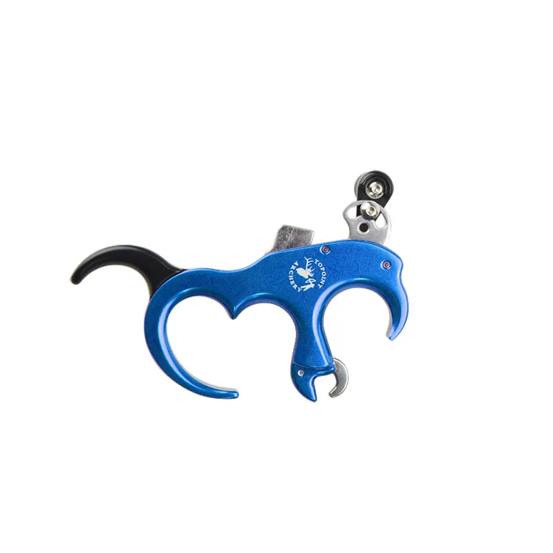 1 unidad, 3 dedos y 4 dedos, puede cambiar el arco compuesto, liberación de flecha LH y RH, accesorio de tiro con arco para caza - imagen 5