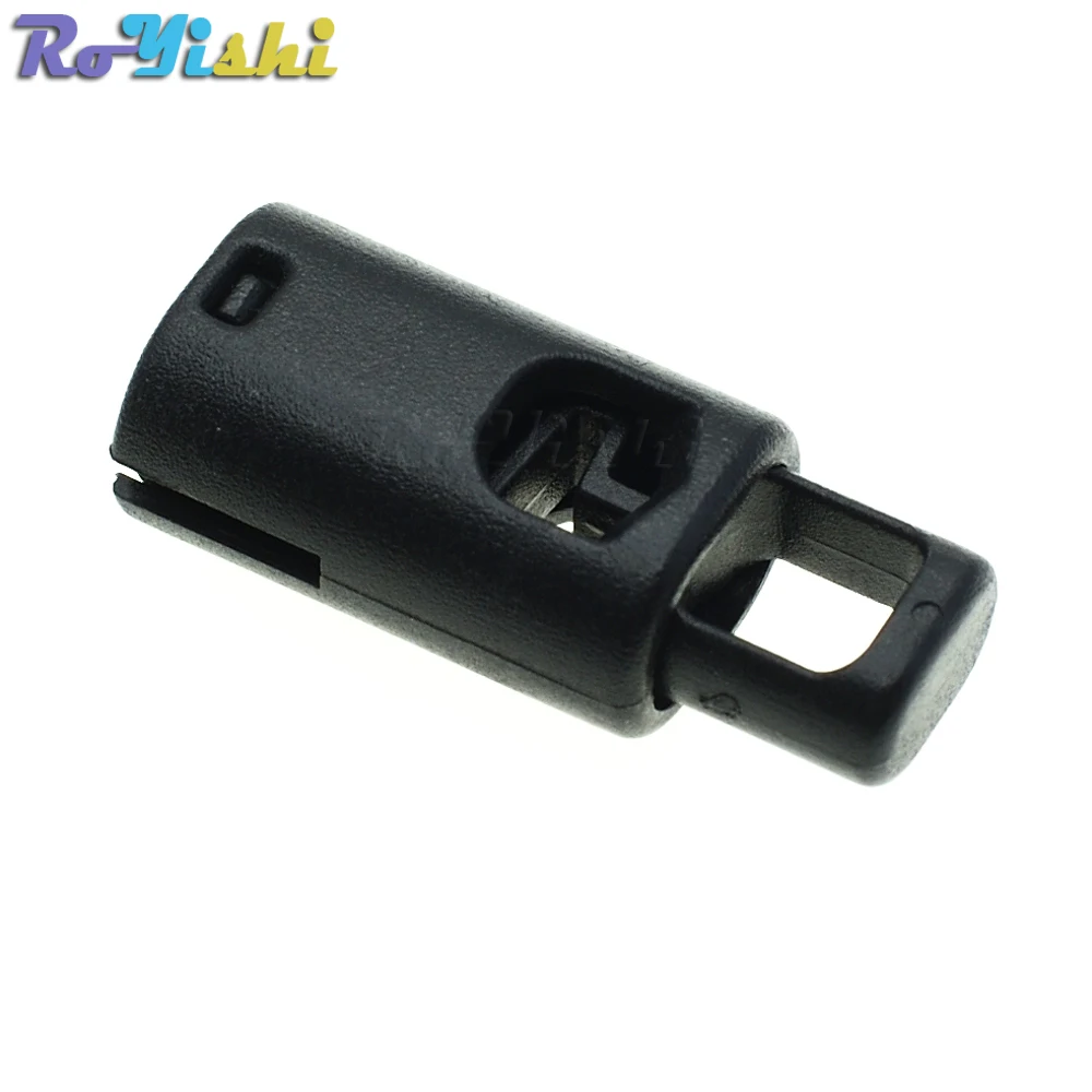 Tapón de bloqueo de cordón de plástico, Clip de palanca de cilindro para accesorios de ropa, 10 unids/paquete - imagen 3