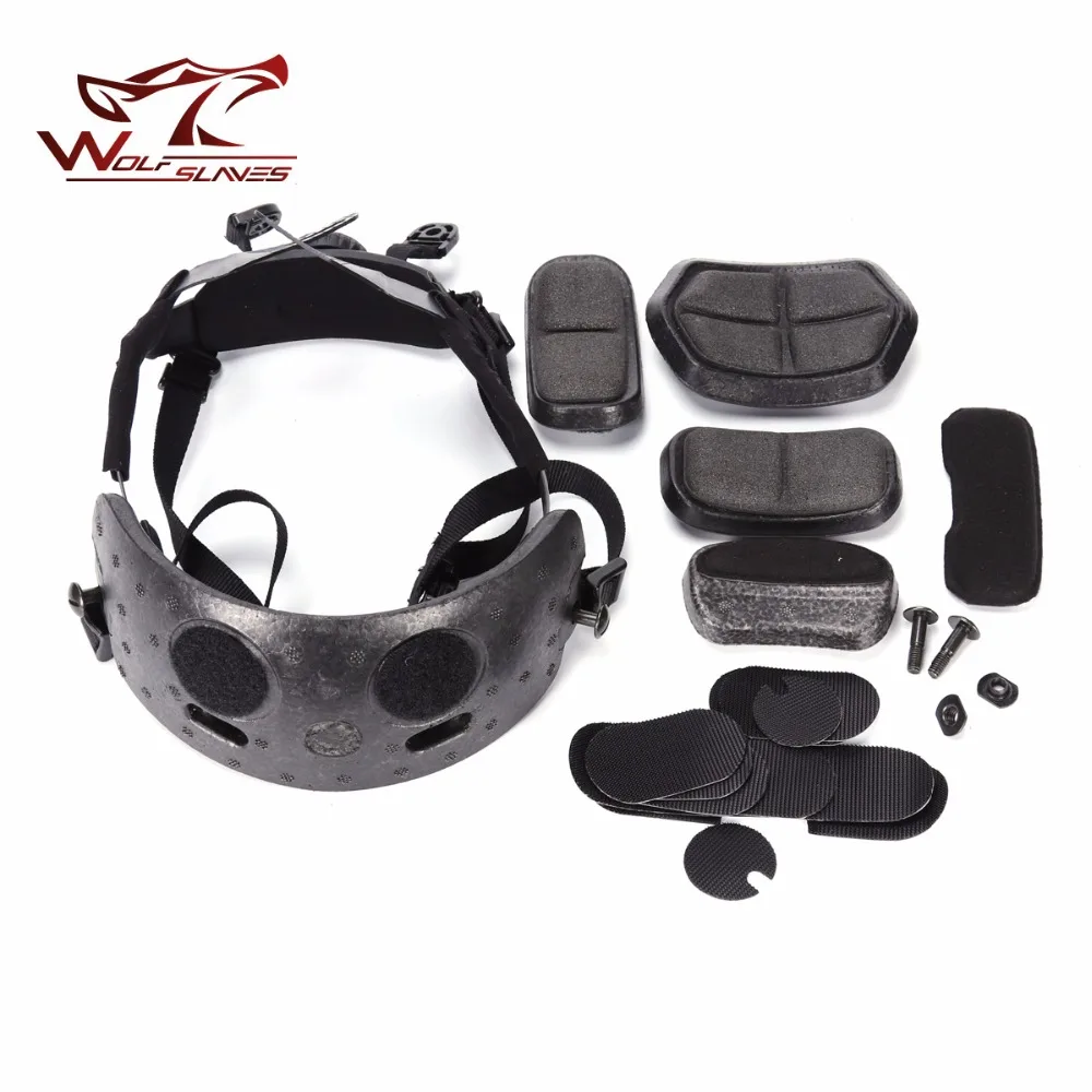 Kit de forro de Dial para cascos Fast BJ/PJ/MICH, forro de casco táctico y sistema de suspensión, accesorios de casco protector del ejército - imagen 2