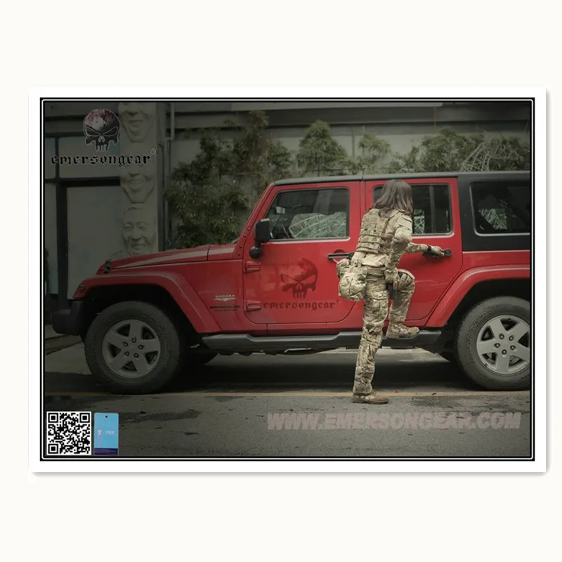 EMERSON uniforme táctico MC G3 mujer uniforme de combate pantalones tácticos con rodilleras traje de camuflaje ropa de caza - imagen 4