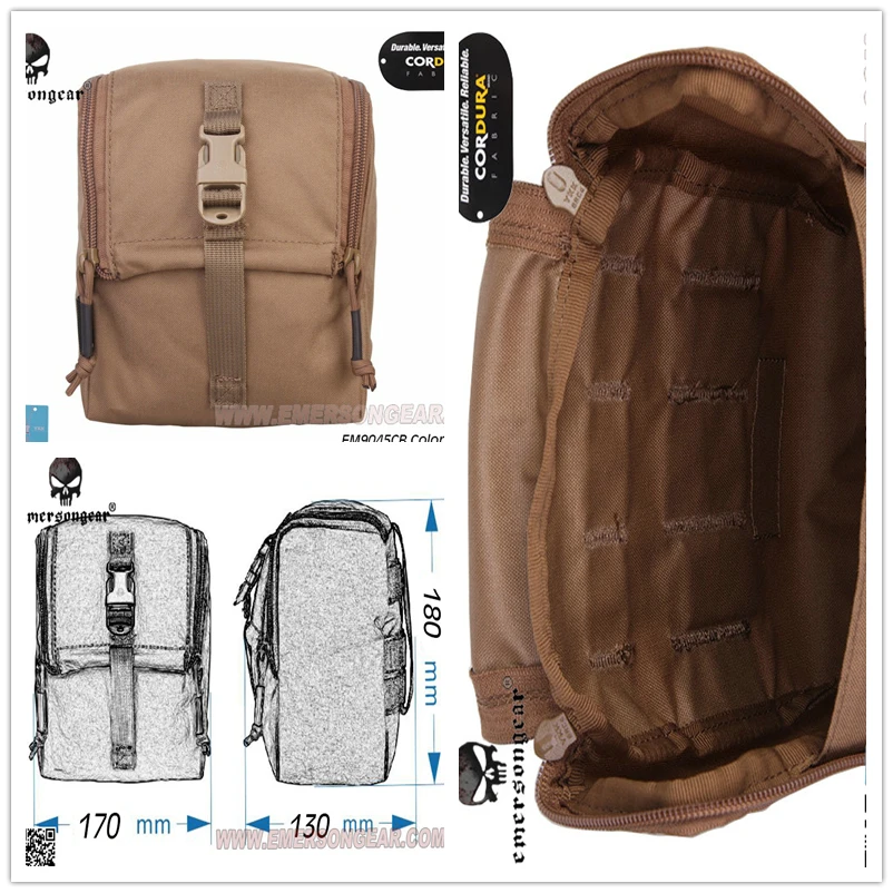Riñonera táctica EmersonGear Multicam - Vista principal