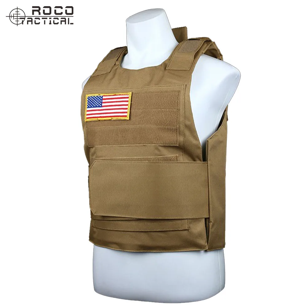 ROCOTACTICAL-portador de placa balístico ultraligero, chaleco Swat de liberación rápida para policía, armadura balística táctica, portador de placa