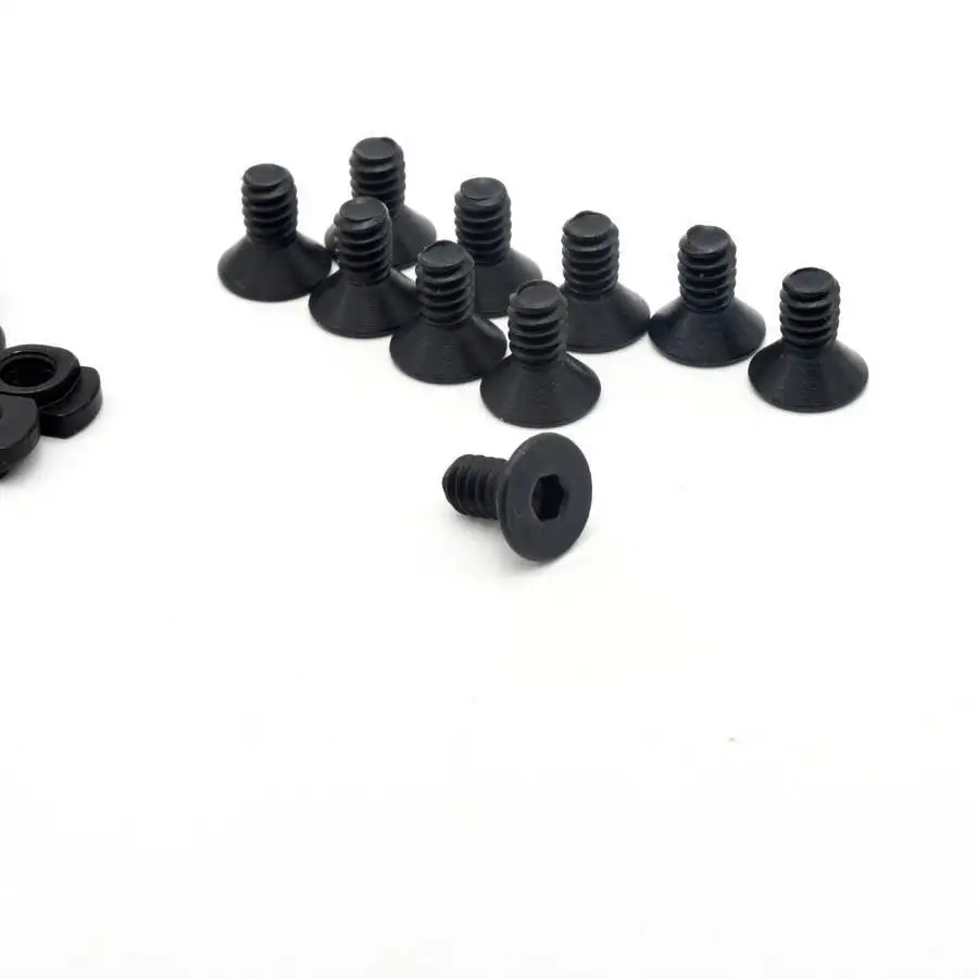 Juego de 10 tornillos y tuercas de repuesto M-Lok V para secciones de riel MLOK, con llave - imagen 3