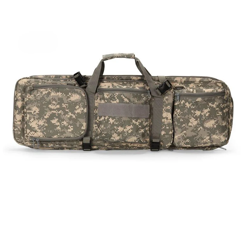 Bolsa de caza al aire libre para pistola táctica, mochila pesada de doble Rifle, bolsa de transporte cuadrada con correa para el hombro, M4, Airsoft de caza - imagen 3